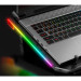 IceCoorel Підставка до ноутбука IceCoorel 10-15.6", 6*80mm 1800 RPM, 2*USB, 366x256x23mm, RGB (A17)