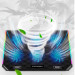 IceCoorel Підставка до ноутбука IceCoorel 10-15.6", 6*80mm 1800 RPM, 2*USB, 366x256x23mm, RGB (A17)