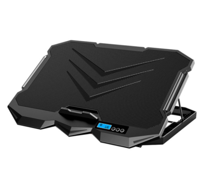 IceCoorel Підставка до ноутбука IceCoorel 10-17", 2*125mm + 2*70mm 2600 RPM, 385x280x28mm, Black (K22)