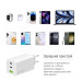ColorWay Мережевий зарядний пристрій ColorWay GaN Mini 100W PD Port PPS USB (USB-2C1A) White (CW-CHS061PD-WT)