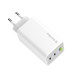ColorWay Мережевий зарядний пристрій ColorWay GaN Mini 100W PD Port PPS USB (USB-2C1A) White (CW-CHS061PD-WT)