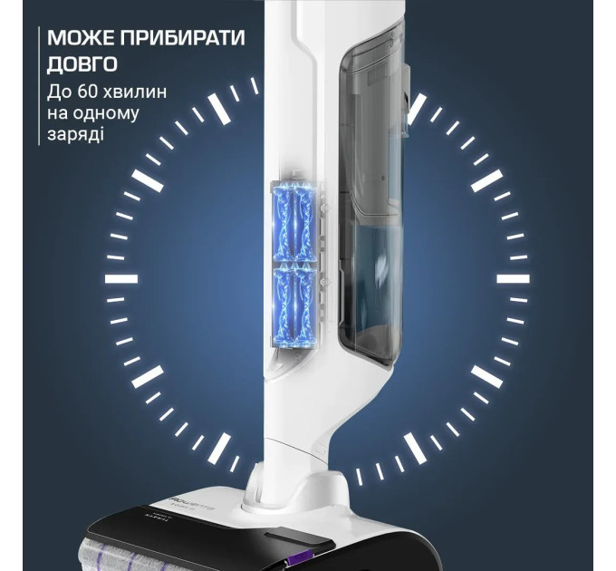 Rowenta Акумуляторний миючий пилосос Rowenta X-Clean 10 (GZ7035WO)