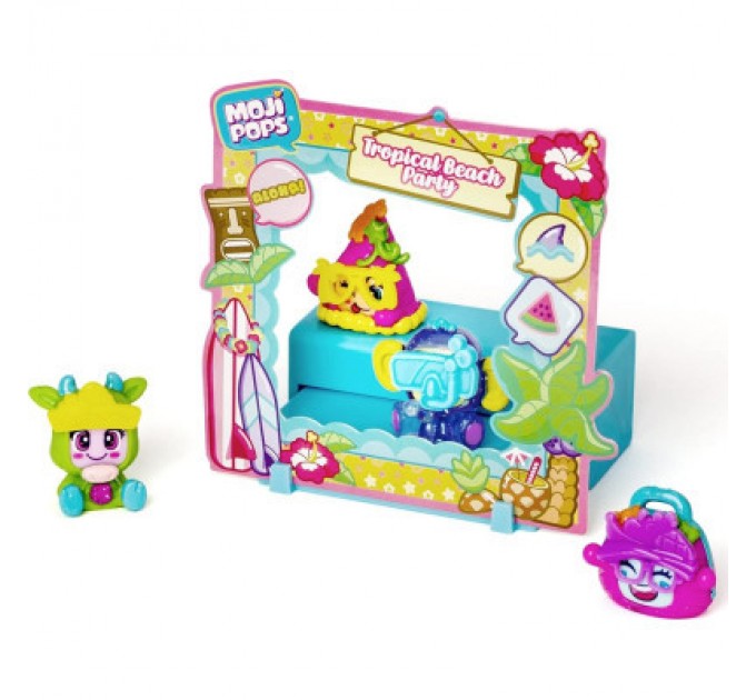 Moji Pops Ігровий набір Moji Pops S2 Фотосесія 4 фігурки + аксесуари (PMP2B416IN00)