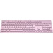 Canyon Клавіатура Canyon HKB-W01 Silent Wireless UA Pink (CNS-HKBW01P)
