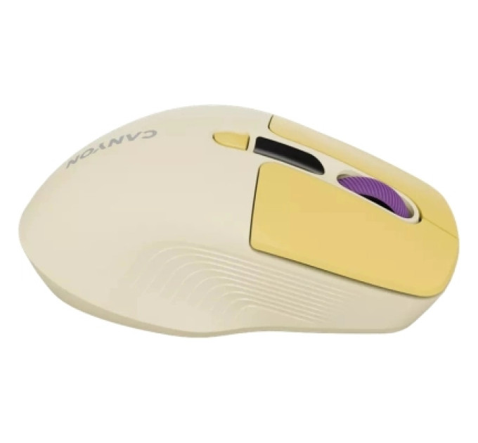 Canyon Мишка Canyon MW-26 LCD Silent Wireless/Bluetooth Yellow (CNS-CMSW26Y)