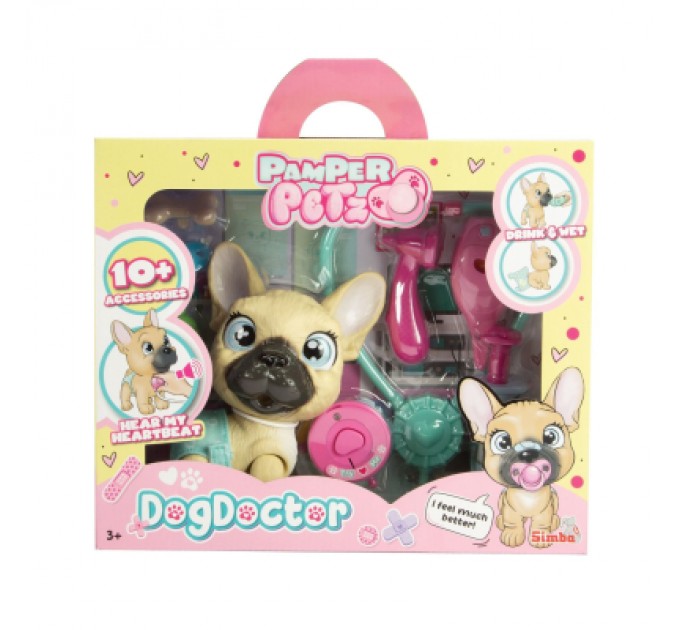 Simba Ігровий набір Simba Пампер Петс. Ветеринар з песиком та аксесуари (5950056)