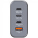 Verbatim Зарядний пристрій Verbatim GaN 140 W 4 ports (2xUSB-C-140 W,USB-C 20 W /USB-A -3.0) (32203)