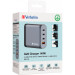 Verbatim Зарядний пристрій Verbatim GaN 140 W 4 ports (2xUSB-C-140 W,USB-C 20 W /USB-A -3.0) (32203)