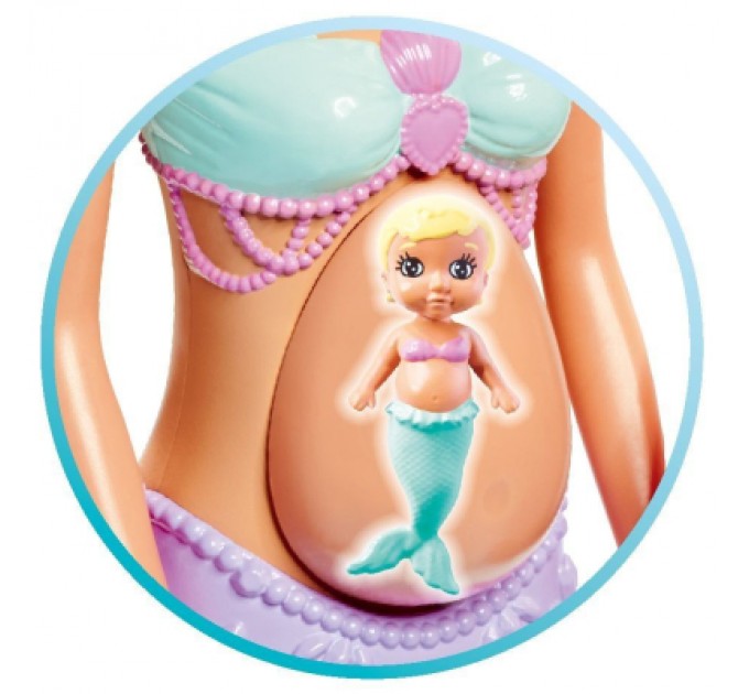 Simba Лялька Simba набір Штеффі-вагітна та Кевін Сім''я русалок з малюком, аксесуари (5733524)