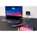 Verbatim Зарядний пристрій Verbatim GaN 65 W 3 ports (2xUSB-C-65 W /USB-A -3.0) (32201)