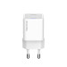 ColorWay Мережевий зарядний пристрій ColorWay GaN Mini 20W PD Port PPS USB-C White (CW-CHS059PD-WT)