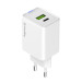 ColorWay Мережевий зарядний пристрій ColorWay GaN Mini 45W PD Port PPS USB (Type-C PD + USB QC4.0) White (CW-CHS060PD-WT)