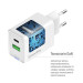 ColorWay Мережевий зарядний пристрій ColorWay GaN Mini 45W PD Port PPS USB (Type-C PD + USB QC4.0) White (CW-CHS060PD-WT)