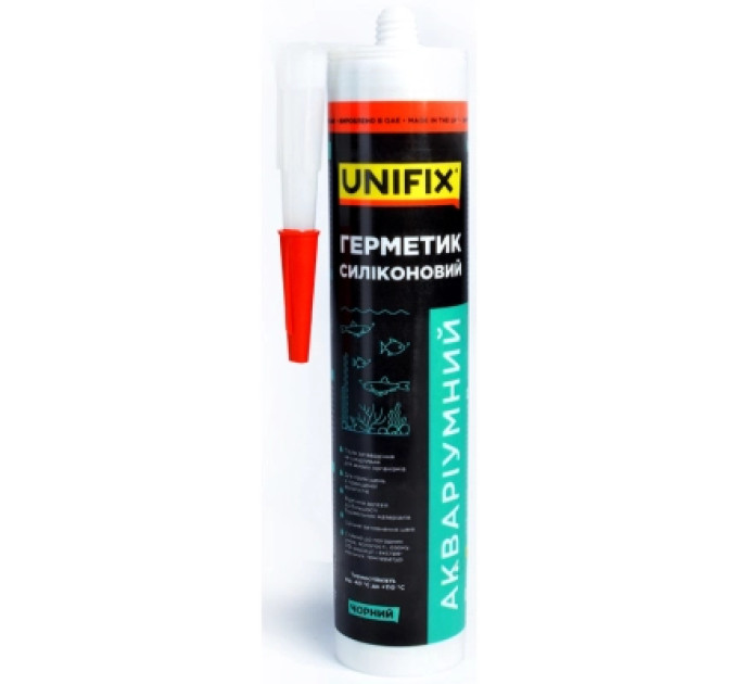 Unifix Герметик автомобільний Unifix акваріумний (чорний) 280 мл