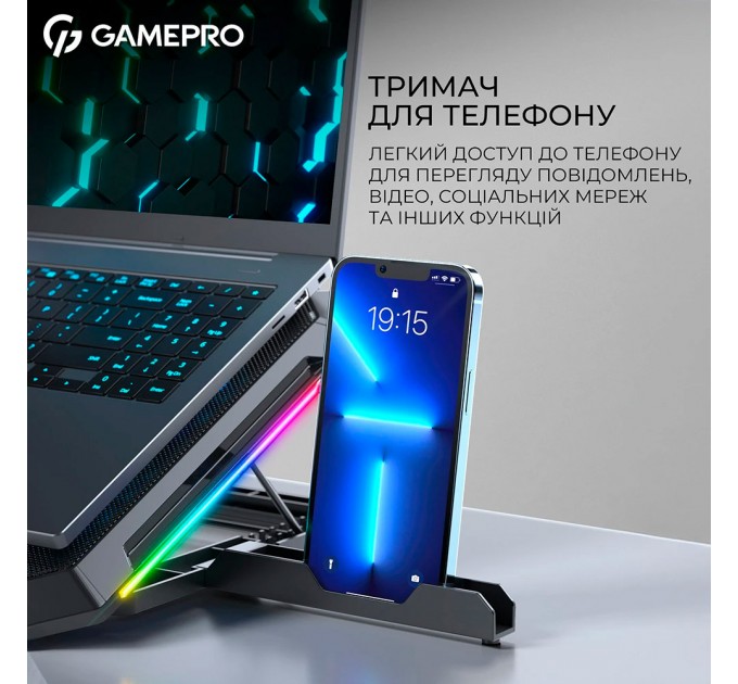 GamePro Охолоджуюча підставка для ноутбука GamePro CP795