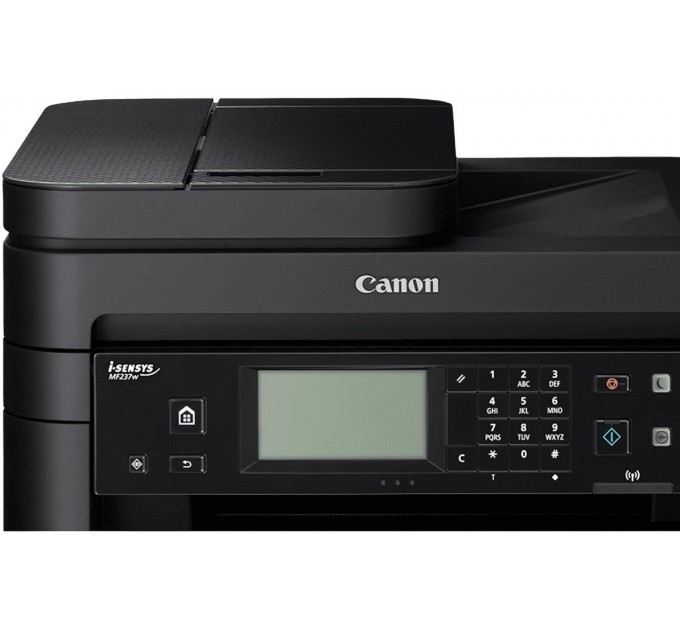 Canon Багатофункційний пристрій А4 ч/б Canon i-SENSYS MF237w з Wi-Fi (1418C170AA) + 2 картриджа Canon 737