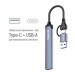 ColorWay Концентратор СolorWay USB-A/USB-C 4-в-1 USB2.0х2/USB3.0/USB-C2.0 (CW-HUB06)