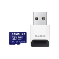 Карта пам'яті Samsung 512GB microSDXC class 10 UHS-I U3 V30 Pro Plus (MB-MD512SB/WW)