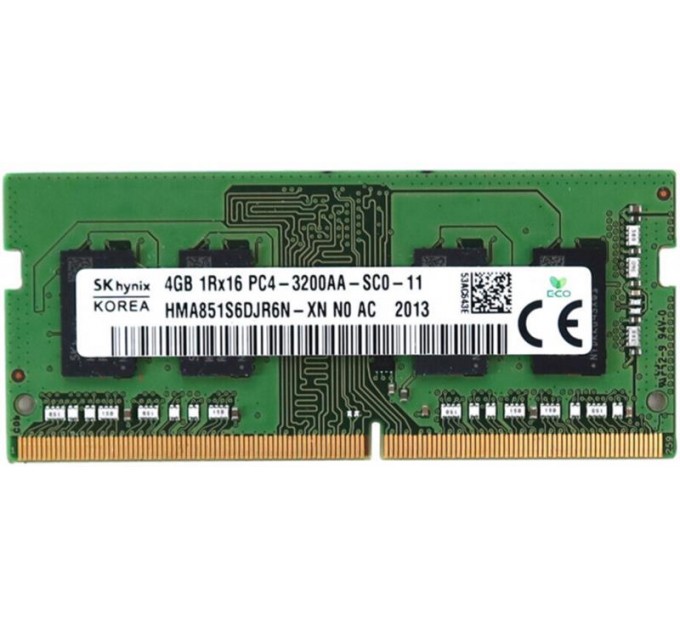Hynix Модуль пам`яті SO-DIMM 4GB/3200 DDR4 Hynix (HMA851S6DJR6N-XN)