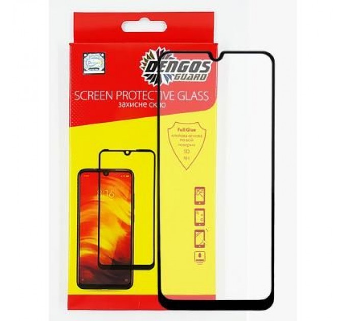 Dengos Скло захисне Dengos Full Glue для Samsung Galaxy A30s/A50s (black) (TGFG-80)