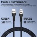 Promate Кабель мультимедійний HDMI to HDMI 5.0m v2.1 grey Promate (primelink8k-500.grey)