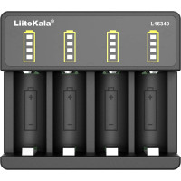 Зарядний пристрій для акумуляторів Liitokala 4 Slots, Li-ion, 16340, CR123A (Lii-L16340)