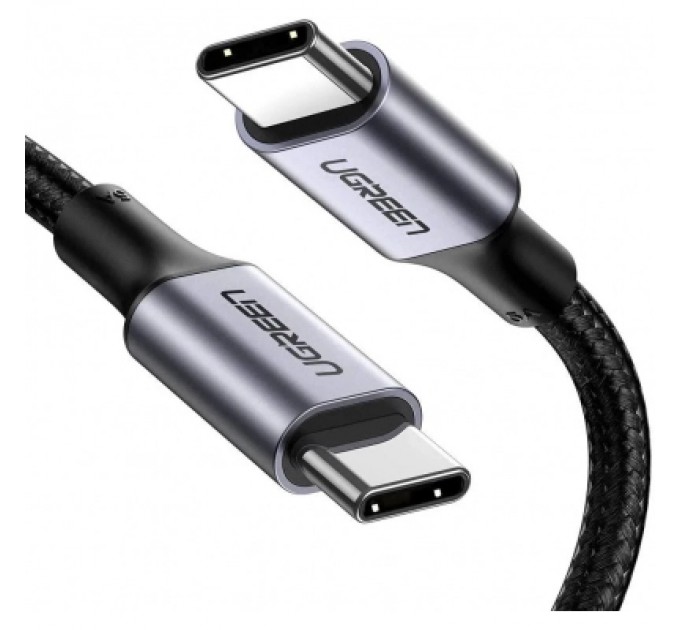 Ugreen Дата кабель USB-C to USB-C 2.0m US316 100W 5A Alum. (Black) Ugreen (70429)