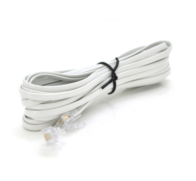 Voltronic Патч-корд телефонний 3м RJ11 (6P4C) Voltronic (PC-3,0W)