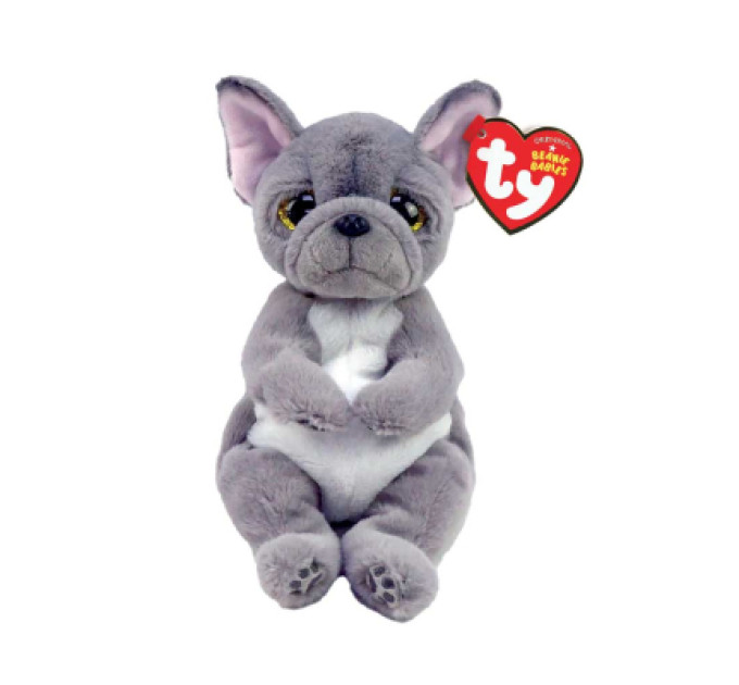Ty М'яка іграшка Ty Beanie bellies Сірий пес WILFRED 20 см (40596)