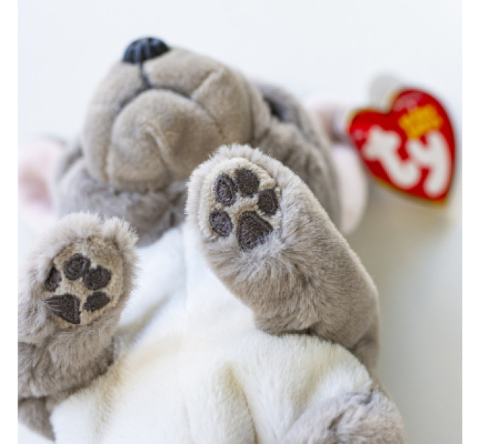 Ty М'яка іграшка Ty Beanie bellies Сірий пес WILFRED 20 см (40596)