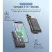 Choetech Батарея універсальна Choetech Magnetic Wireless 10000mAh 20W, PD, Qi-15W, USB-C In/Out, build-in cabel, Black (B735-CCBK)