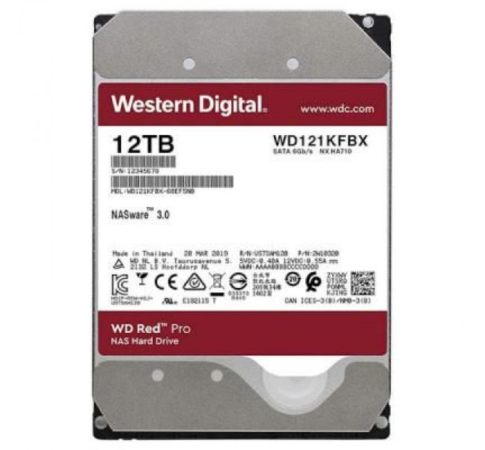 WD Жорсткий диск 3.5" 12TB WD (WD121KFBX)