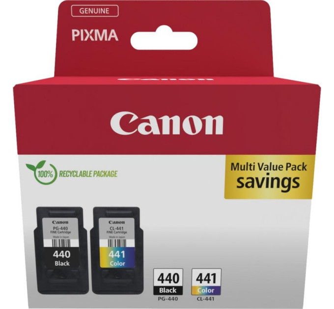 Canon Картридж Canon (PG-440/CL-441) Pixma MG2140/3140 MultiPack Black+Color (5219B009)