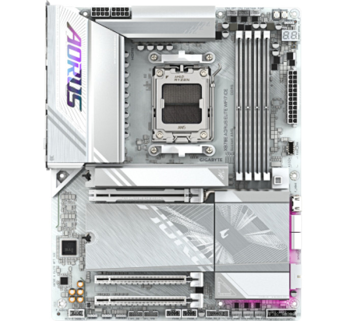 GIGABYTE Материнська плата GIGABYTE X870E AORUS ELITE WIFI7 ICE (X870E A ELITE WIFI7 ICE)