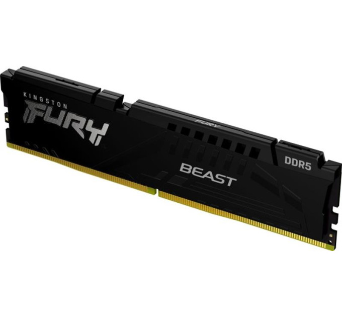 Kingston Модуль пам`яті DDR5 32GB/5600 Kingston Fury Beast Black (KF556C36BBE2-32)