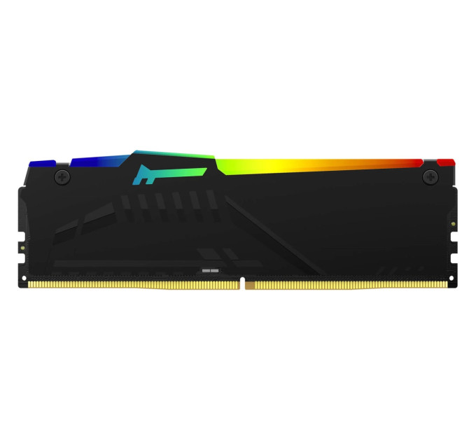 Kingston Модуль пам`яті DDR5 32GB/5600 Kingston Fury Beast RGB Black (KF556C36BBE2A-32)
