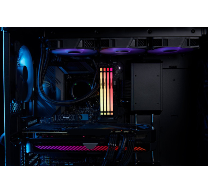 Kingston Модуль пам`яті DDR5 32GB/5600 Kingston Fury Beast RGB Black (KF556C36BBE2A-32)