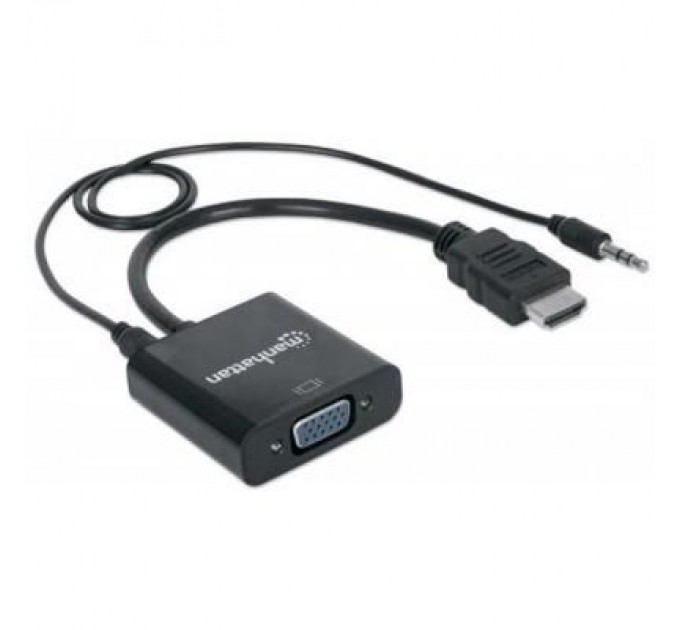 Manhattan Перехідник HDMI M to VGA F Manhattan (151450)