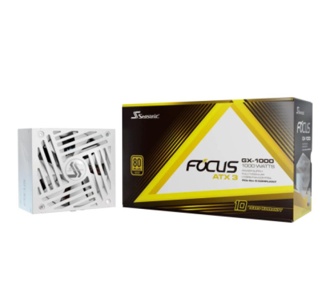 Seasonic Блок живлення Seasonic 1000W FOCUSGX-1000-ATX31-WH (FOCUS-GX-1000-ATX31-WHITE)