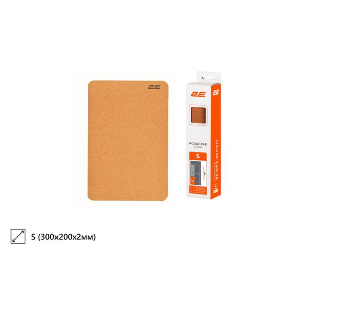 2E Ігрова поверхня 2E Cork S Brown (2E-PAD-S-CORK)