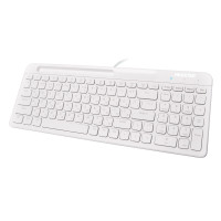 Клавiатура Maxxter KB-01W-UA White
