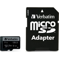 Карта пам'яті Verbatim 128GB microSDXC class 10 UHS-III PRO (47044)