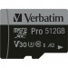 Verbatim Карта пам'яті Verbatim 512GB microSDXC class 10 UHS-III PRO (47046)