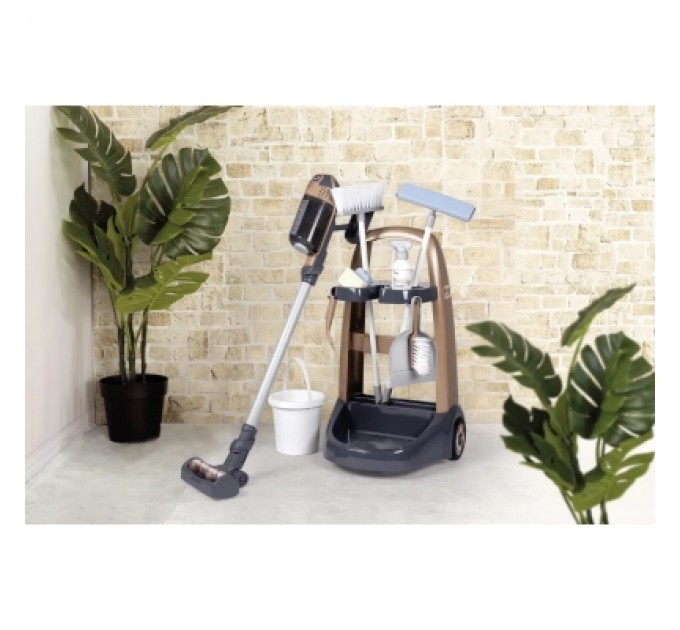 Smoby Ігровий набір Smoby Вiзок для прибирания Ровента з ручним пилососом та аксесуарами (7600330326)