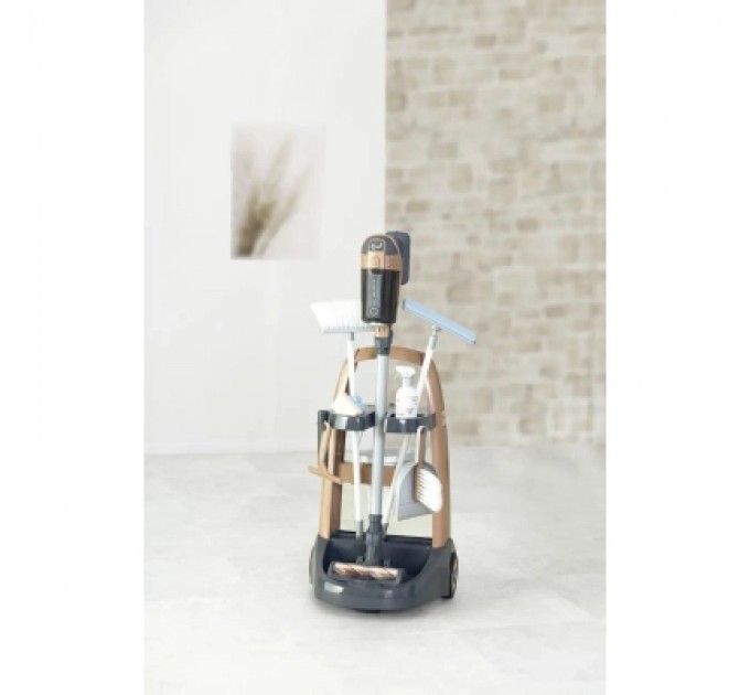 Smoby Ігровий набір Smoby Вiзок для прибирания Ровента з ручним пилососом та аксесуарами (7600330326)