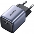 Ugreen Зарядний пристрій Ugreen 1xUSB 30W Gan Type-C PD Nexode Mini Grey CD319 (90666)