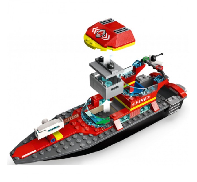 LEGO Конструктор LEGO City Човен пожежної бригади 144 деталі (60373)