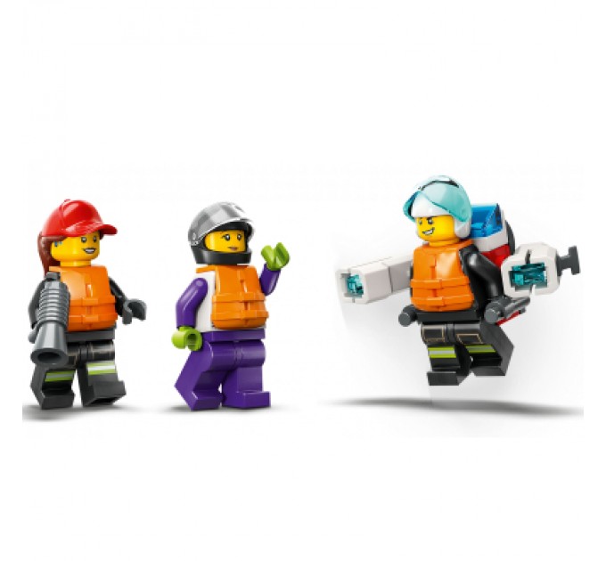 LEGO Конструктор LEGO City Човен пожежної бригади 144 деталі (60373)