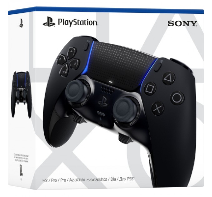 Sony Playstation Геймпад Sony Playstation Dualsense EDGE Midnight Black (1000045048)