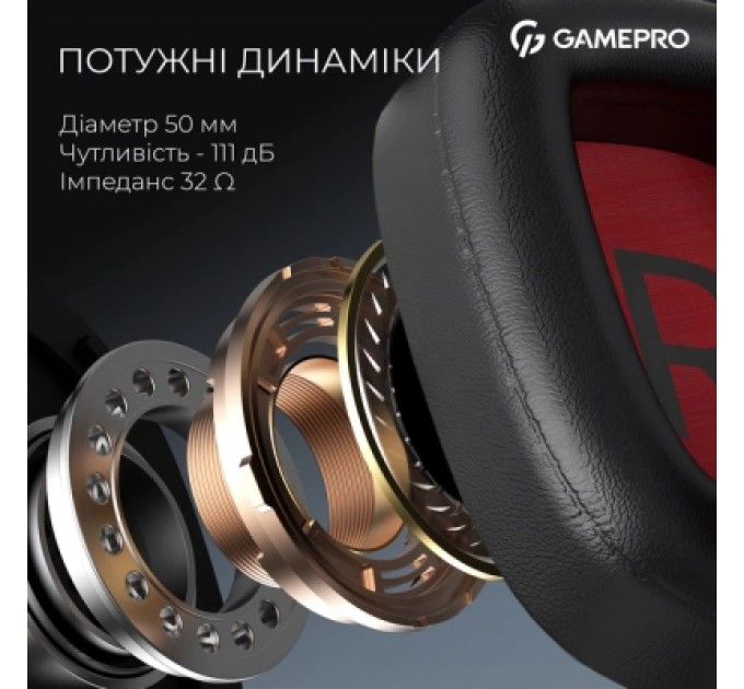 GamePro Навушники GamePro Asgard Valkyria RGB Tri-Mod (HSW249B)